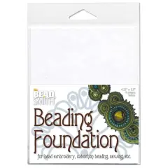 The Beadsmith&reg; 4'' x 5.5'' White Beading Foundation, 4ct.