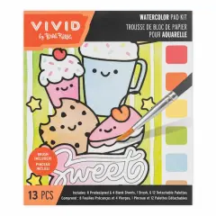 VIVID by Brea Reese&reg; Kawaii Watercolor Pad Kit