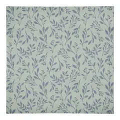 Delicate Floral Cotton Twill Napkin Green