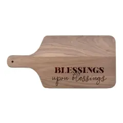 Walnut Blessings Paddle Cutting Board