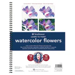 Strathmore&reg; Learn to Paint Watercolor Flowers Pad