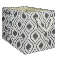 DII&reg; Medium Rectangle Ikat Mineral Polyester Bin