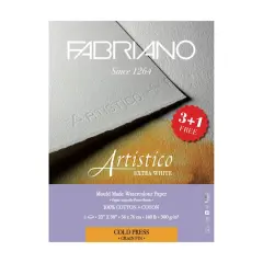Fabriano&reg; Artistico Extra White 140lb. Cold Press Watercolor Paper