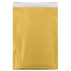 JAM Paper 12" x 18" Gold Foil Open End Envelopes with Self Adhesive Closure, 25ct.