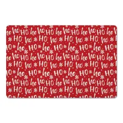 Ho Ho Ho Pattern Floor Mat