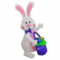 4ft. Inflatable Waving Easter Bunny