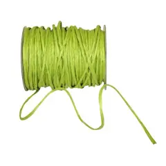 Reliant 1/8" Wired Raffia Ribbon Green