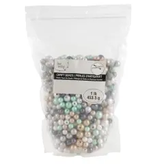 Multicolor Pearl Plastic Mix Craft Beads by Bead Landing&trade;