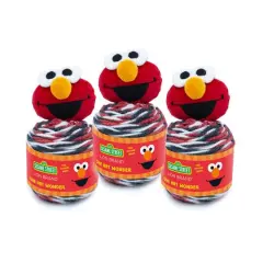 3 Pack Lion Brand&reg; Sesame Street&reg; One Hat Wonder Yarn Elmo
