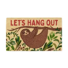 DII&reg; Let's Hang Out Sloth Doormat