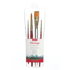 Princeton&trade; Heritage&trade; Series 4050 Synthetic Sable 4 Piece Brush Set