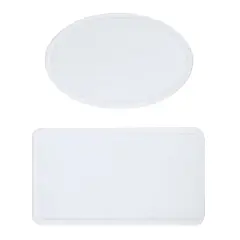 Rectangle & Oval Sublimation Patches, 8ct. by Make Market&reg;
