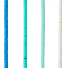 Turquoise Clay Spacer Heishi Beads, 6mm by Bead Landing&trade;