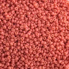 Miyuki&reg; 11/0 Glass Seed Beads, 22g Dark Salmon Pink Opaque Duracoat