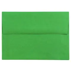 JAM Paper A6 Colored Invitation Envelopes, 50ct. Green