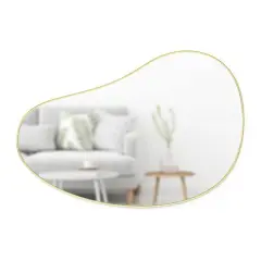 Umbra 36" Brass Hubba Pebble Mirror