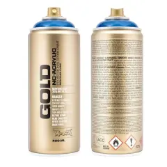 Montana&trade; Cans GOLD Transparent Spray Paint, 400mL T5080 Transparent Ultramarine