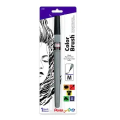 Pentel Arts&reg; Color Brush&trade; Black Pigment Ink Pen