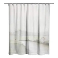 Foggy Calm Landscape 71" x 74" Shower Curtain