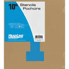 Headline/Geotype 10" Numbers Stencils