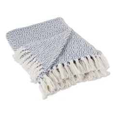 DII&reg; Double Diamond Throw Stonewash Blue