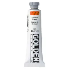 Golden&reg; 2oz. Heavy Body Acrylic Paint C PCadmium Orange