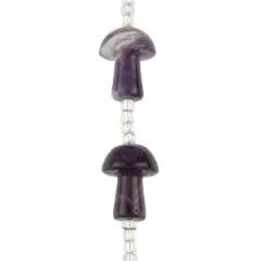 Amethyst Mushroom Beads, 20mm by Bead Landing&trade;