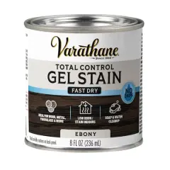 Varathane&reg; Total Control Water-Based Gel Stain Ebony