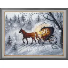 Oven Evening Walk Cross Stitch Kit