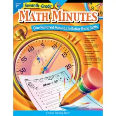 Creative Teaching Press&reg; Math Minutes Workbook, Grade 7