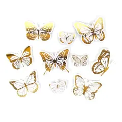 Vinyl Diecut Butterfly Stickers by Recollections&trade; Shiny Pack