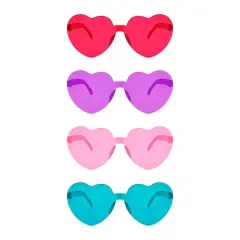 5.5" Heart Shaped Glasses, 4ct. by Celebrate It&trade;