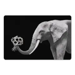 Elephant Bouquet 27" x 18" Floor Mat
