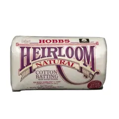 Hobbs Heirloom&reg; 100% Natural Cotton Batting, 90" x 108"