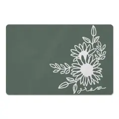 Grow Floral 18" x 27" Floor Mat
