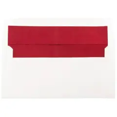 JAM Paper 4" x 8" Foil Lined Invitation Envelopes, 50ct.