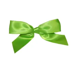 JAM Paper 3.25" Satin Twist Tie Bows, 100ct. Citrus