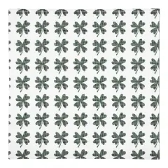 Plaid Green Shamrock Pattern 10" x 10" Cotton Twill Napkin