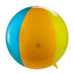 Swim Central 2.9ft. Inflatable Vibrantly Colored 6-Panel Splash & Spray Ball