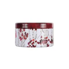 European Soaps Natale Round Jar Candle Winter Berries