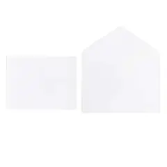 Value Pack Cards & Envelopes by Recollections&reg;, 5" x 6.5" White