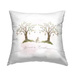 Stupell Industries Easter Egg Trees Outdoor Printed Pillow