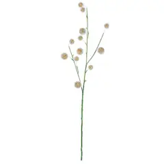 Yellow Pom Pom Spray, 3ct.