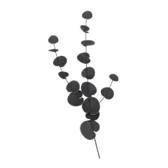 36" Black Metal Contemporary Wall D&eacute;cor