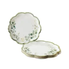 Kate Aspen&reg; 9" Botanical Garden Premium Paper Plates, 32ct.