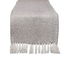 DII&reg; 72" Gray Woven Table Runner