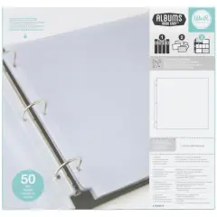 We R Memory Keepers&reg; 12" x 12" Ring Page Protectors, 50ct.
