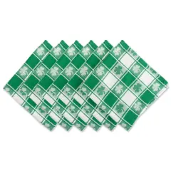DII&reg; Shamrock Woven Check Napkins, 6ct.