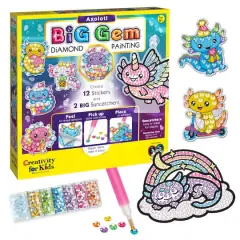 Creativity for Kids&reg; Big Gem Diamond Painting Axolotl