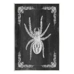 Stupell Industries Black & White Spider Wall Plaque Art